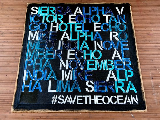 Save our oceans No. 5921a Typography