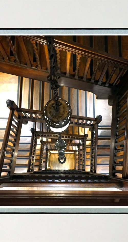 London Liberty's wooden Staircase by Robin Clarke