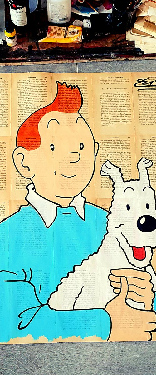 Tintin et milou by jan noah
