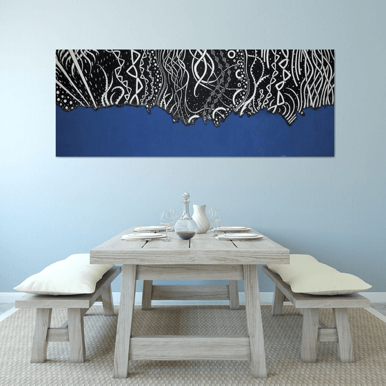 The Diamond sea #2 (218x84 cm)