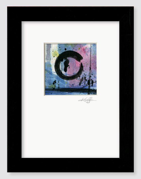 Enso Of Zen Collection 4 - 3 Abstract Zen Circle paintings by Kathy Morton Stanion