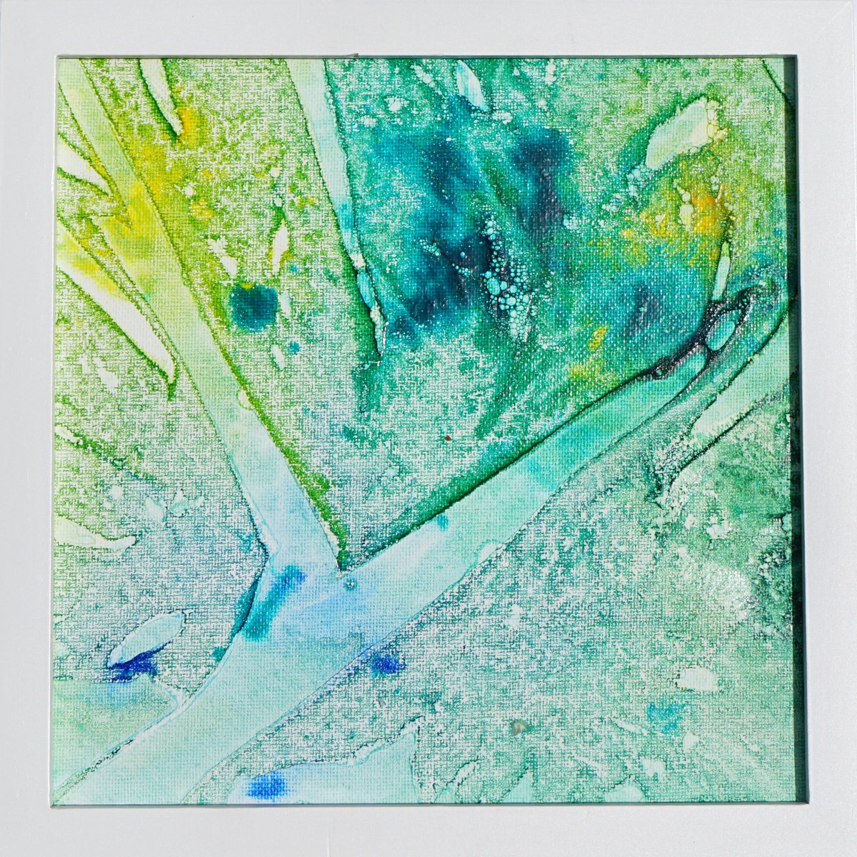 Abstract Acrylic Painting By Jelena B, 8 X 8, In May 2 8X8In 20X20Cm, Original Artwork