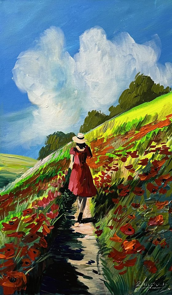 Path Through the Poppy Fields