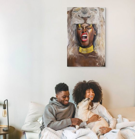 Afro-Crown - Art Print - House Decor
