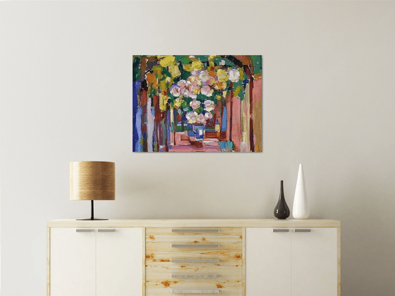 Roses In A Vase