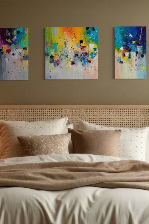 Good day sunshine (triptych) by Liubov Kuptsova