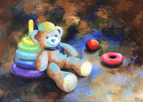 My little teddy bear by Elena Chynchenko
