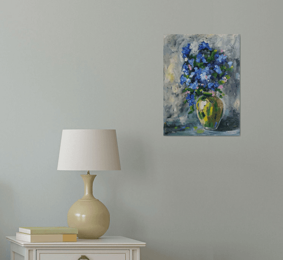 "Cloudy Day Sunshine" - Flowers - Still Life