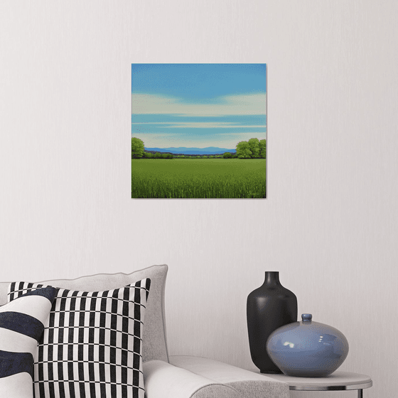 Green Meadow - Blue Sky