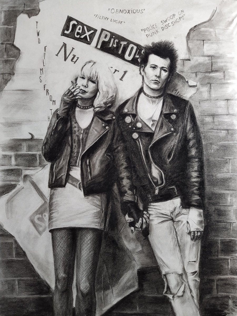 Photorealistic Charcoal Drawing , Punk Adventures By Yulia Lihina, 24 X 31, Artwork For Sale On Artfinder