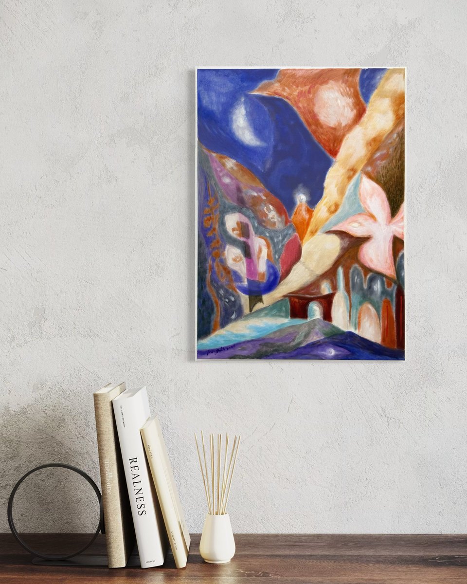 Last Autumn Night By Mengqiu Li, 20 X 28, Artwork For Sale On Artfinder