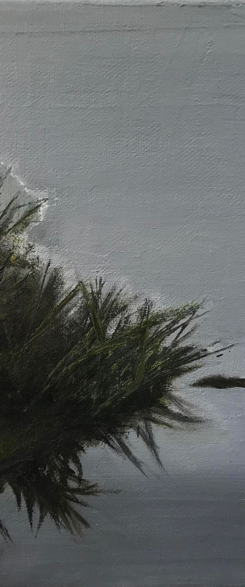 Foggy Marsh--Overcast by MaryAnne McKernie