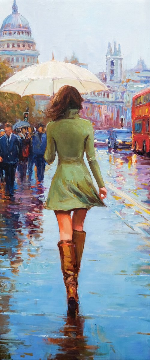 Reiny Day in London by Behshad Arjomandi