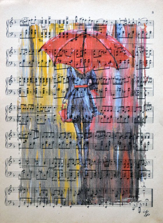 Red Umbrella- Music Sheet