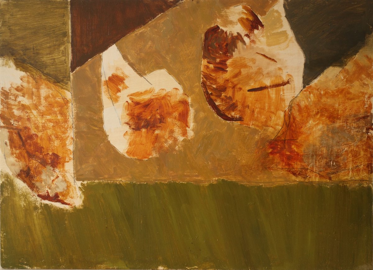 Expressive Oil Painting , August By Ana Del Valle Ojeda, 33 X 24, Artwork For Sale On Artfinder