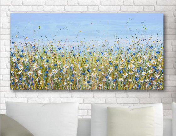 Daisies and Cornflowers II