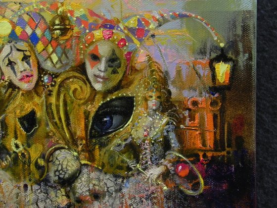 "Charm of Venice" Original Surreal Art