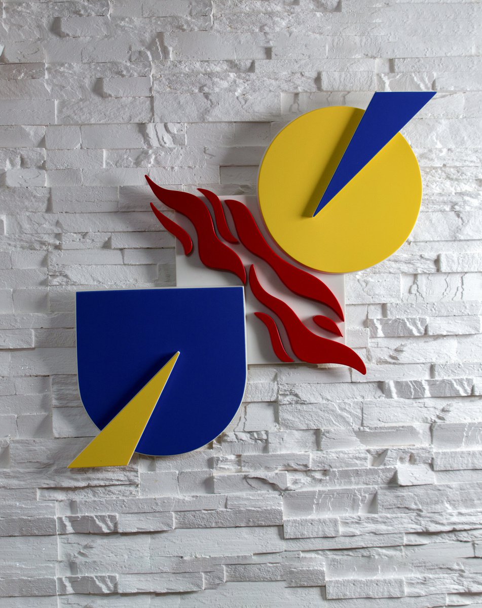 Abstract Sculpture By Mircea Puscas, 24 X 24", Inception, Original Artwork