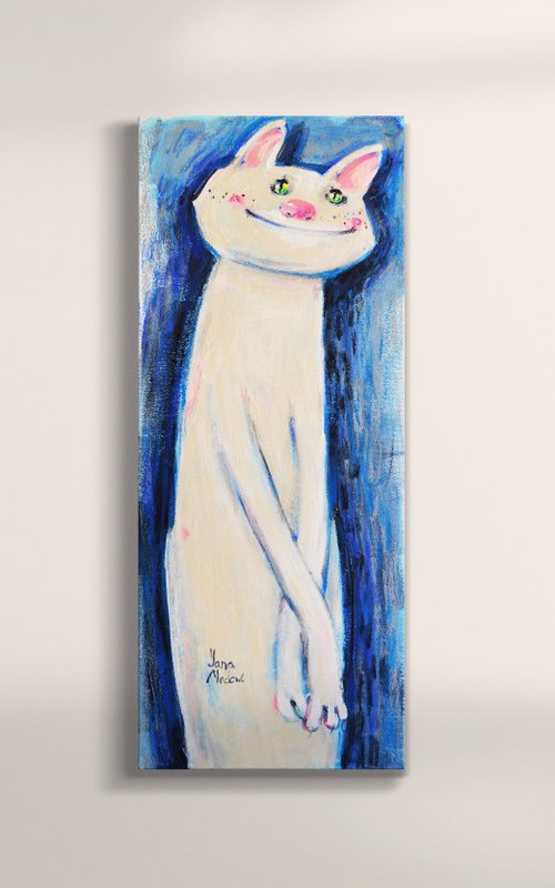 COTTONTAIL CAT by YANA MEDOW