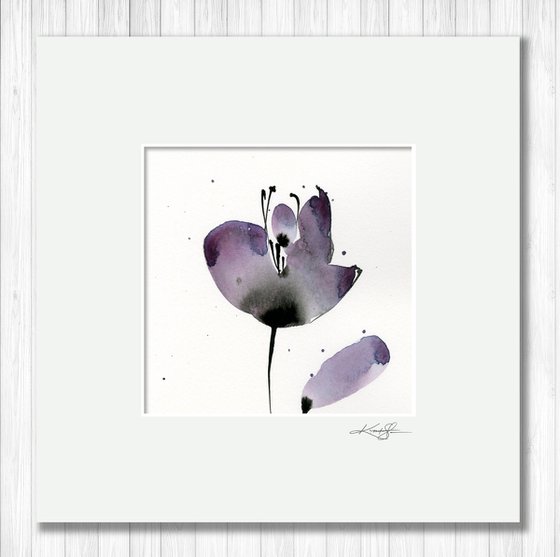 Petite Loveliness 9 - Floral Painting by Kathy Morton Stanion