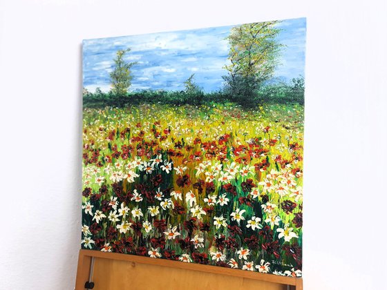 Colored meadow
