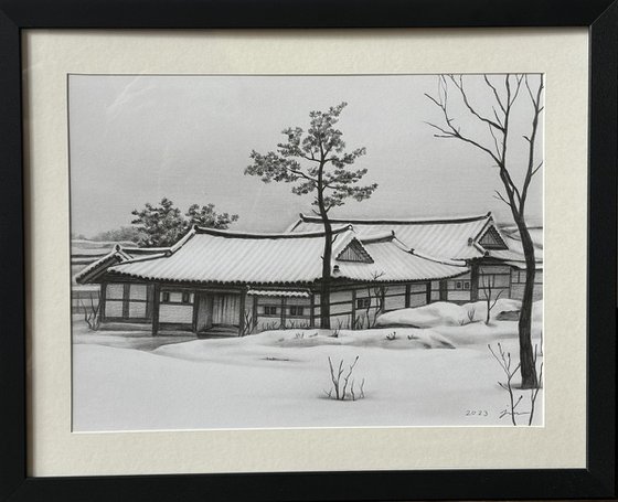 Hanok in the snow