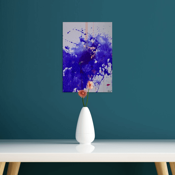 Purple drops 1 - 25 x 35 cm - Nestor Toro