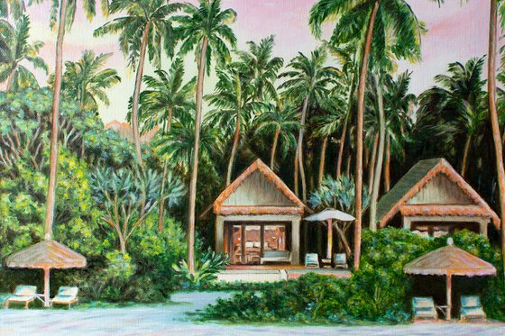 Palms in Paradise by Vera Melnyk