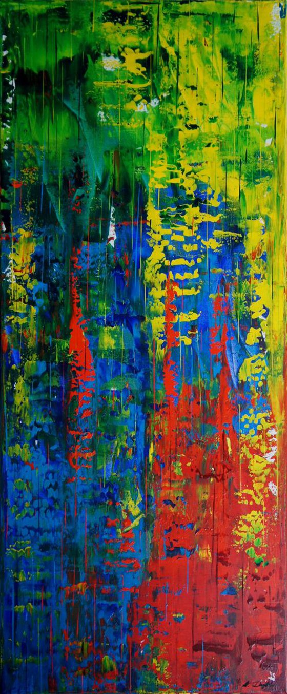 Color Rush II (50 x 120 cm) (20 x 48 inches)