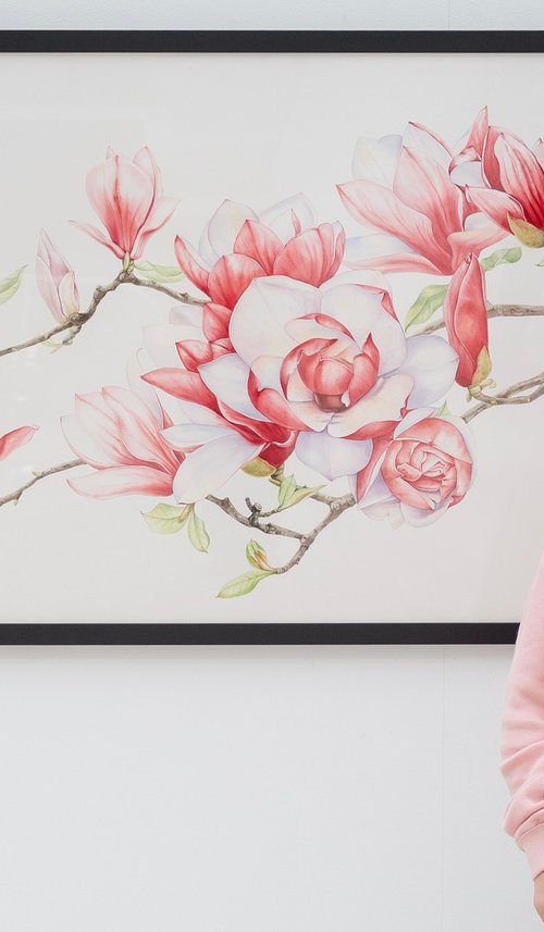 Anthuriums. by Nataliia Kupchyk