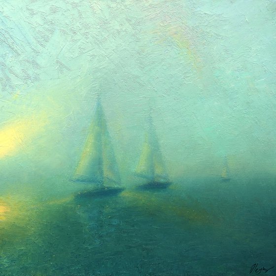 Foggy regatta