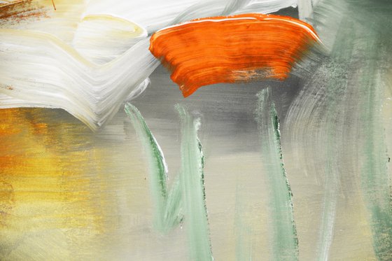 Turbulent frivolity of orange