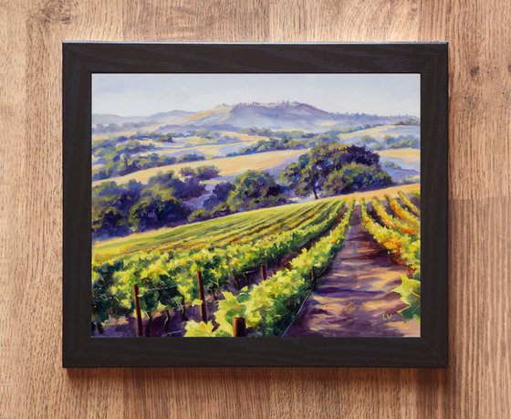 California vineyard landscape