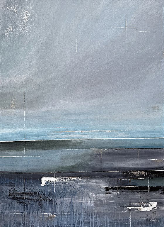 Aligned Stillness Diptych