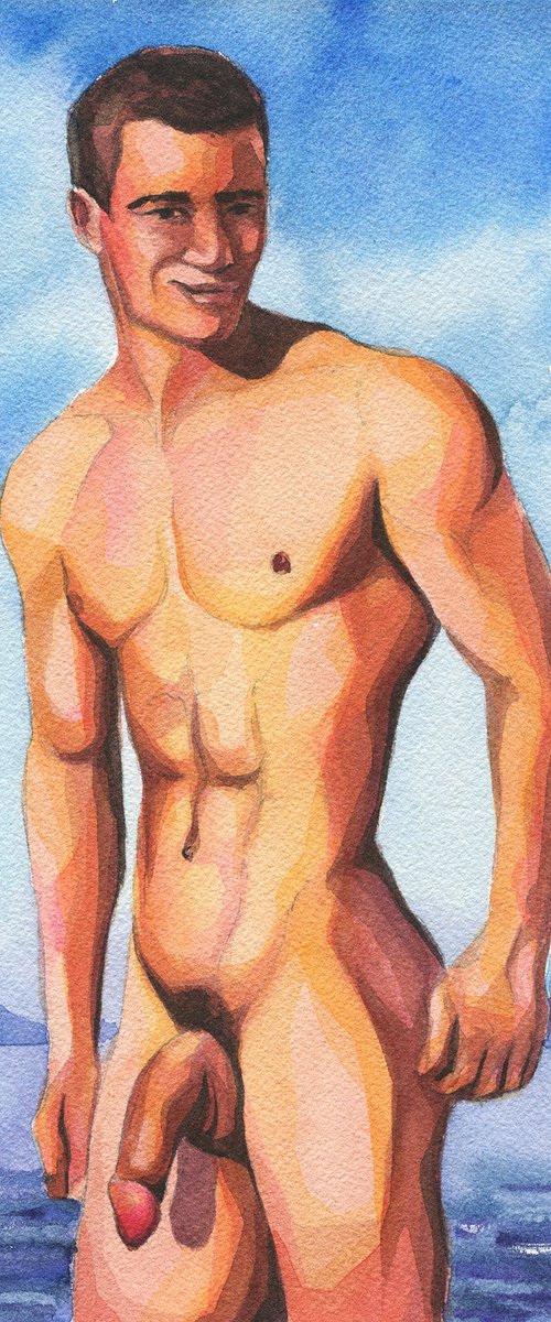 Male nude by Goodvin Nerko