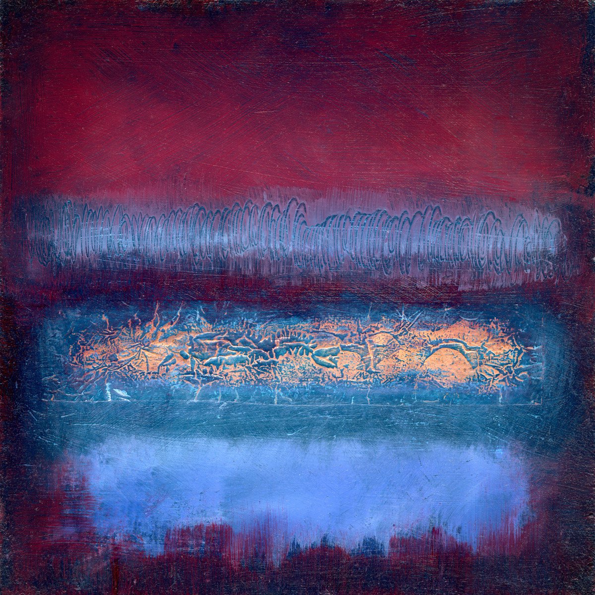 Alone at anchor #2 by John Rochester