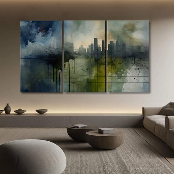 URBAN OASIS - triptych