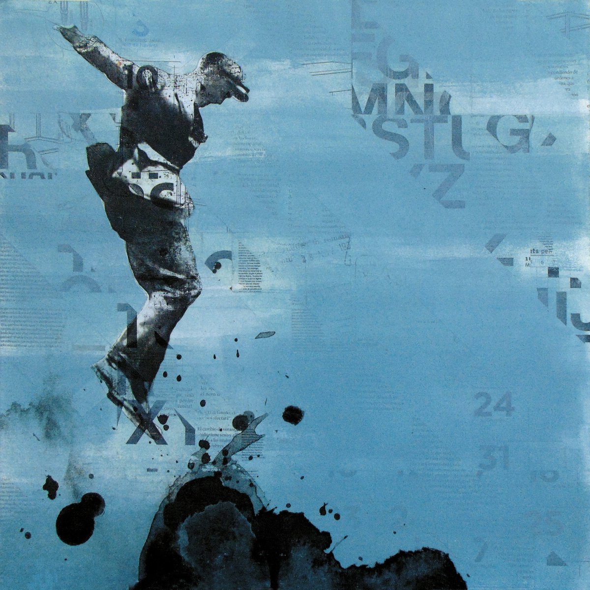 Collage_54_50x50 cm_The abyss by Manel Villalonga