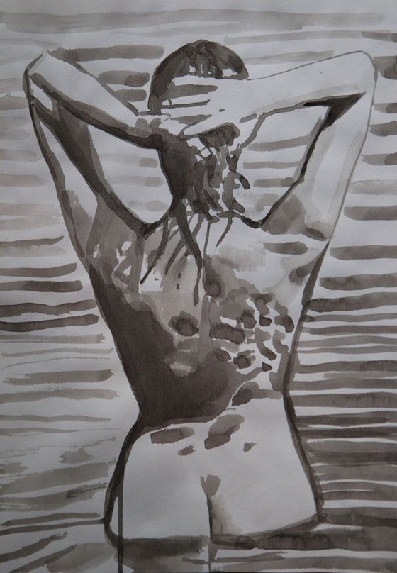 In the water / 33 x 23 cm