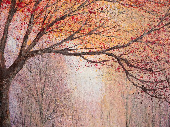 THE DISTANT SOUND OF A WOODPECKER