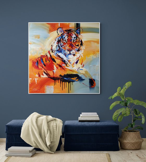 TIGER #2 | 100 x 100cm