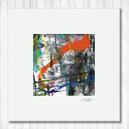 Urban Poetry 5 - Abstract Painting by Kathy Morton Stanion by Kathy Morton Stanion