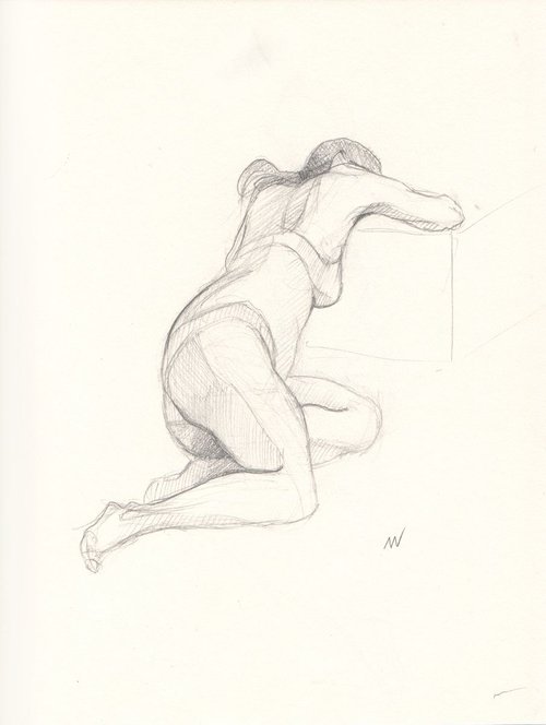 Sketch of Human body. Woman.81 by Mag Verkhovets