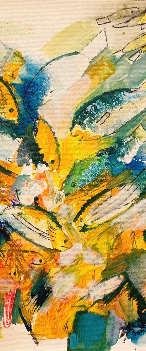 Abstract fish by Olga Pascari