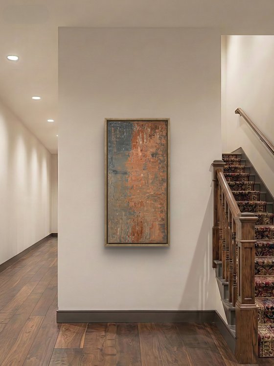 „Where silence dwells“ 50x100x2 cm