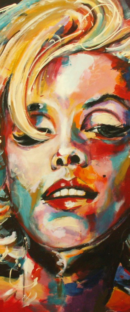 Marilyn Monroe Candle In The Wind by Mel Davies Original Art