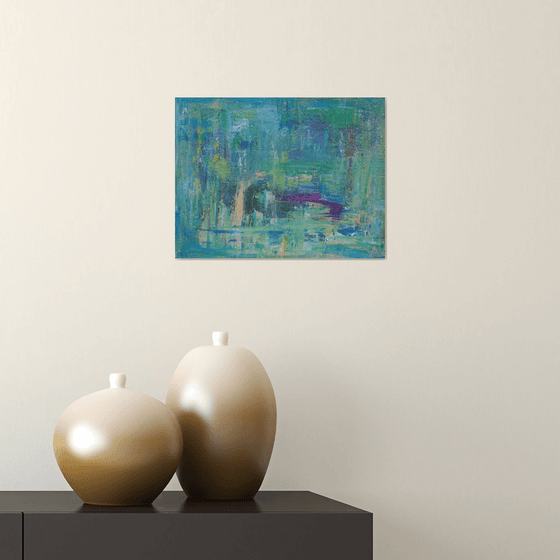 Abstract Decor Painting inspired by Monet