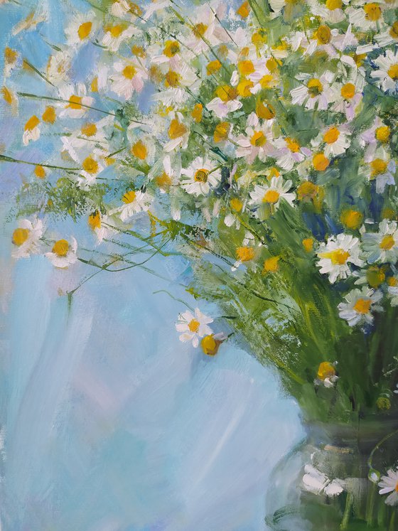 Daisies in a jar