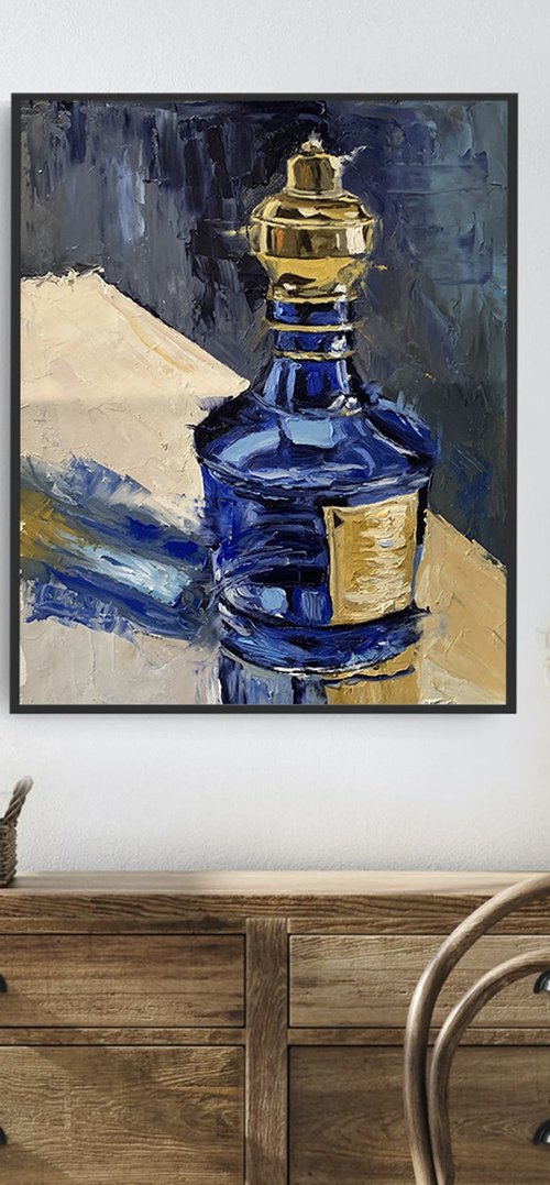 Cobalt Decanter. by Vita Schagen