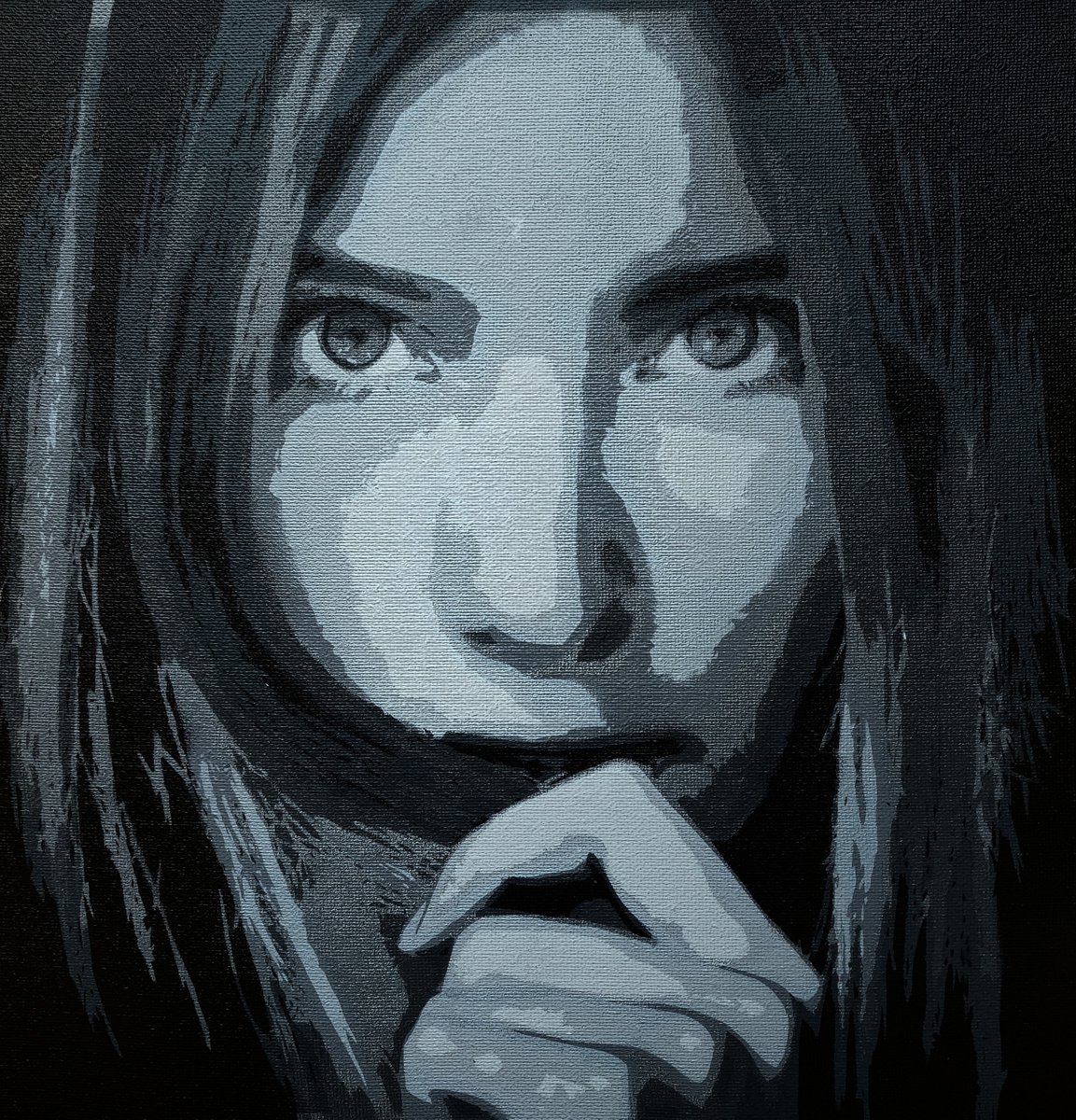 Transport Painting By Bizzy, 12 X 12, Her, Original Artwork